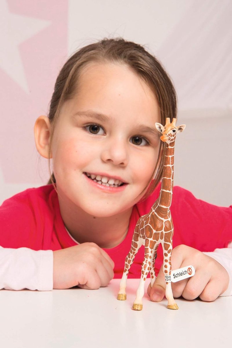 Schleich Wild Life - Giraffe Mannetje, Figuur voor Kinderen 3+