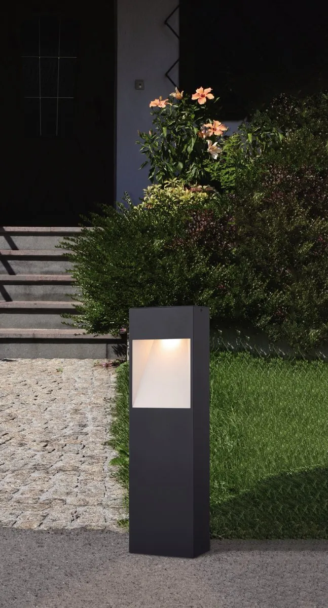 Eglo Manfria LED Buitenvloerlamp 10W - Antraciet/Wit