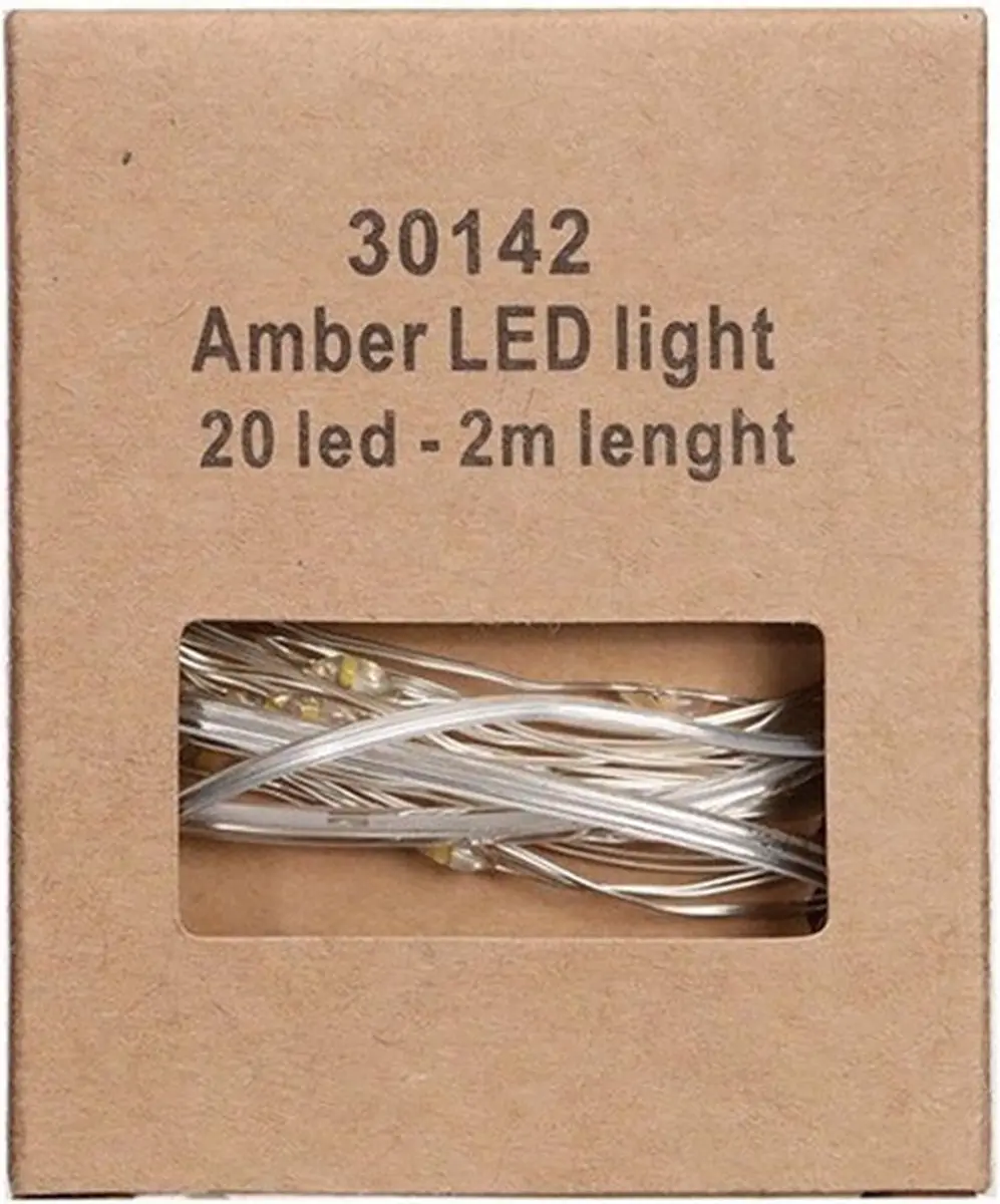Ideas4seasons LED Lichtslinger 2x20 Warm Wit - 4x Batterijen