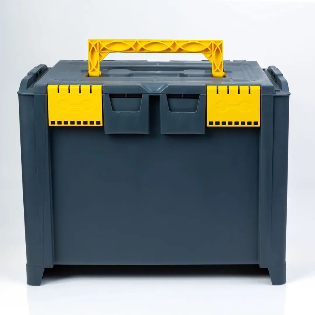 Handy 10982C Gereedschapskoffer L - 468x338x375mm - Geel/Grijs
