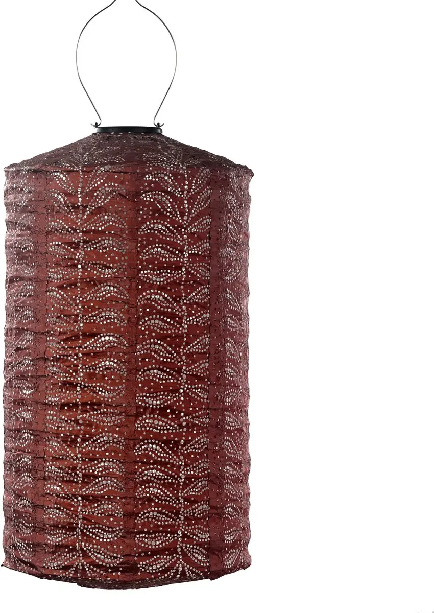 Lumiz Madagaskar Zonne-Lampionnen - 4 Stuks - Koper/Goud/Mocha/Taupe