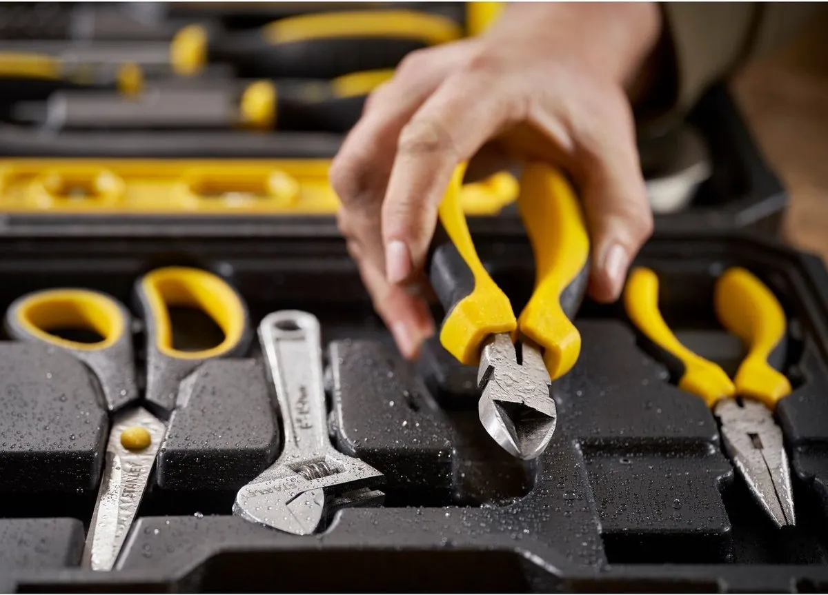 Stanley STHT78050-1 Gereedschapskoffer - 28-delig - Zwart/Geel - afbeelding 6 van 6