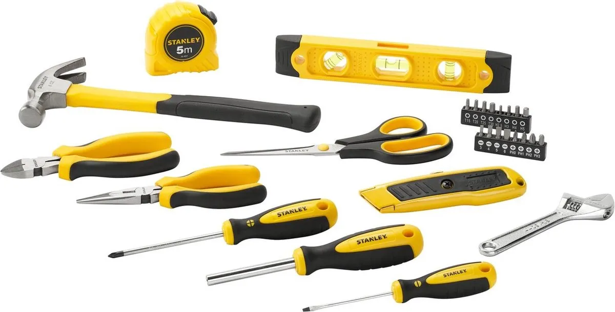 Stanley STHT78050-1 Gereedschapskoffer - 28-delig - Zwart/Geel