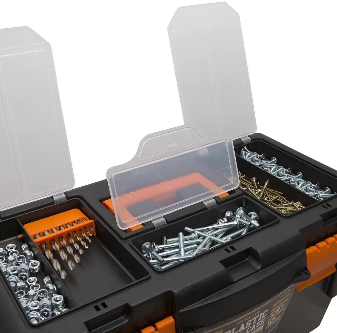 Handy Gereedschapskoffer 10913 - 550x300x260mm - Oranje/Zwart