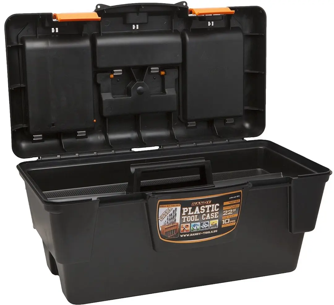 Handy Gereedschapskoffer 10913 - 550x300x260mm - Oranje/Zwart