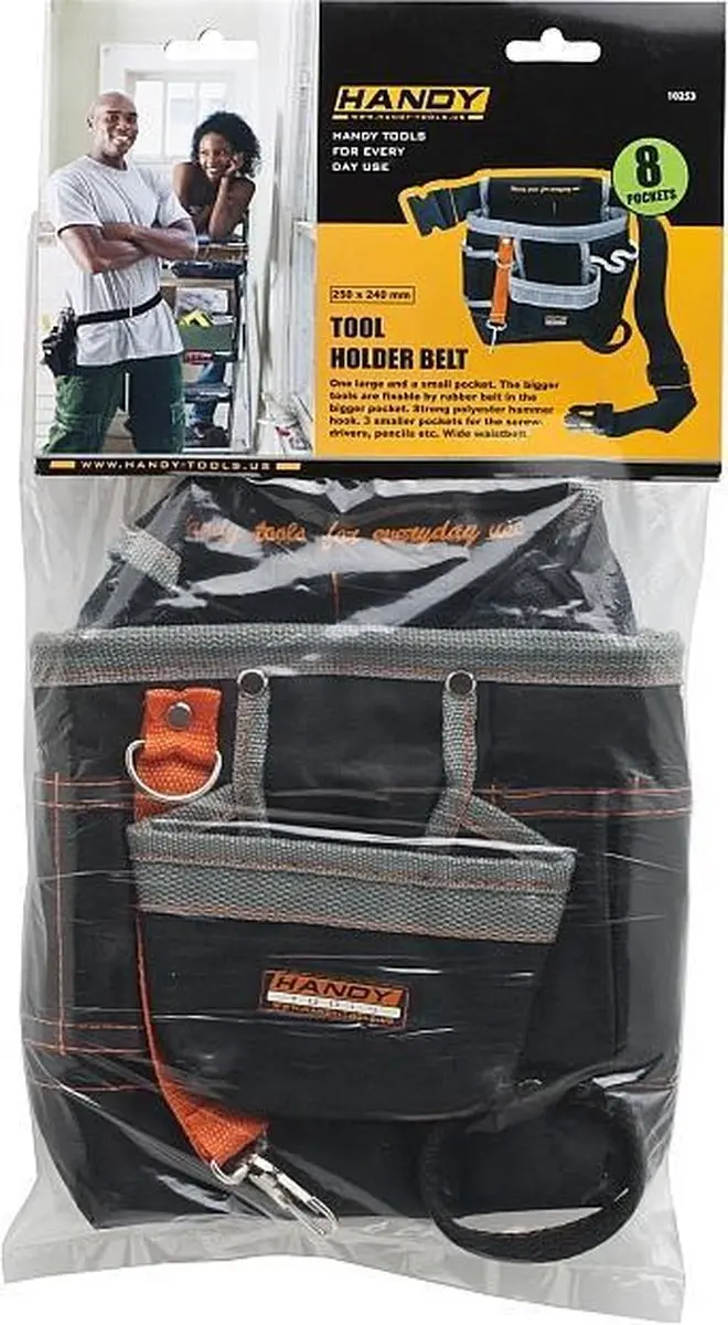 Handy Gereedschapsgordel met Hamerhouder - Zwart