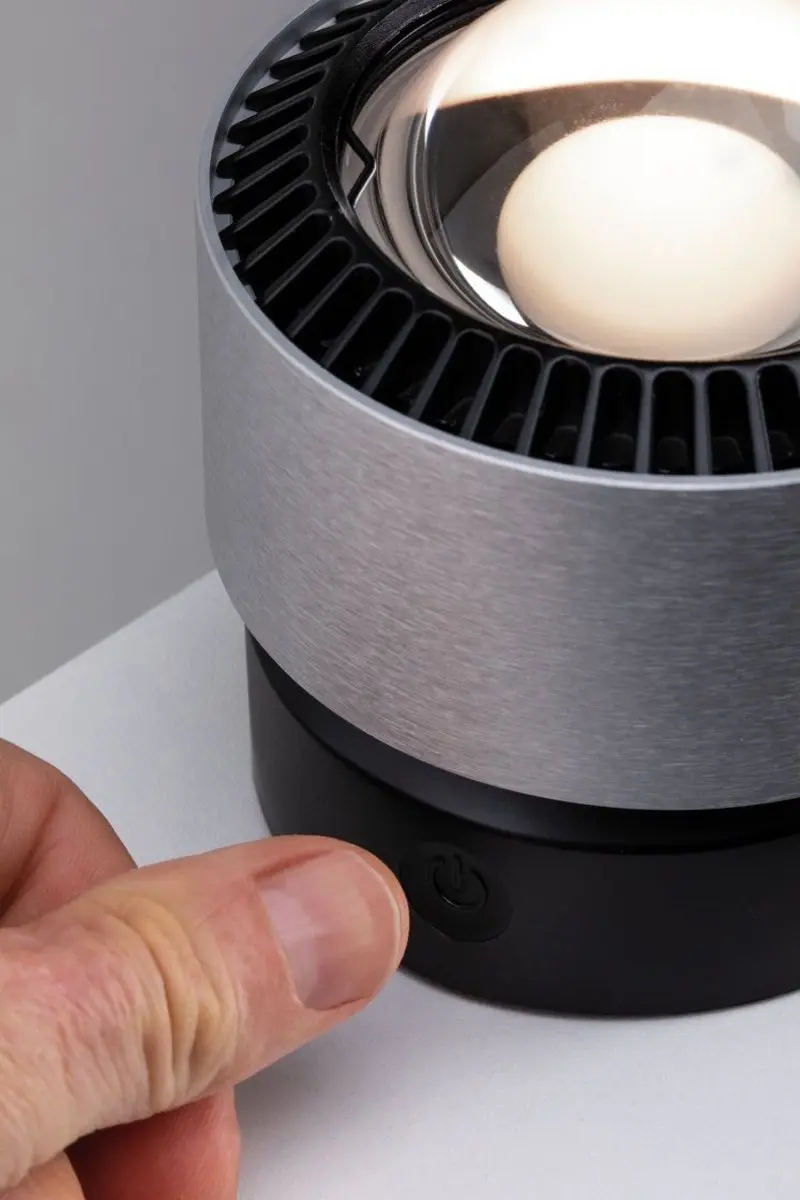 Paulmann LED Tafellamp Aldan 2700K 200lm - Zwart