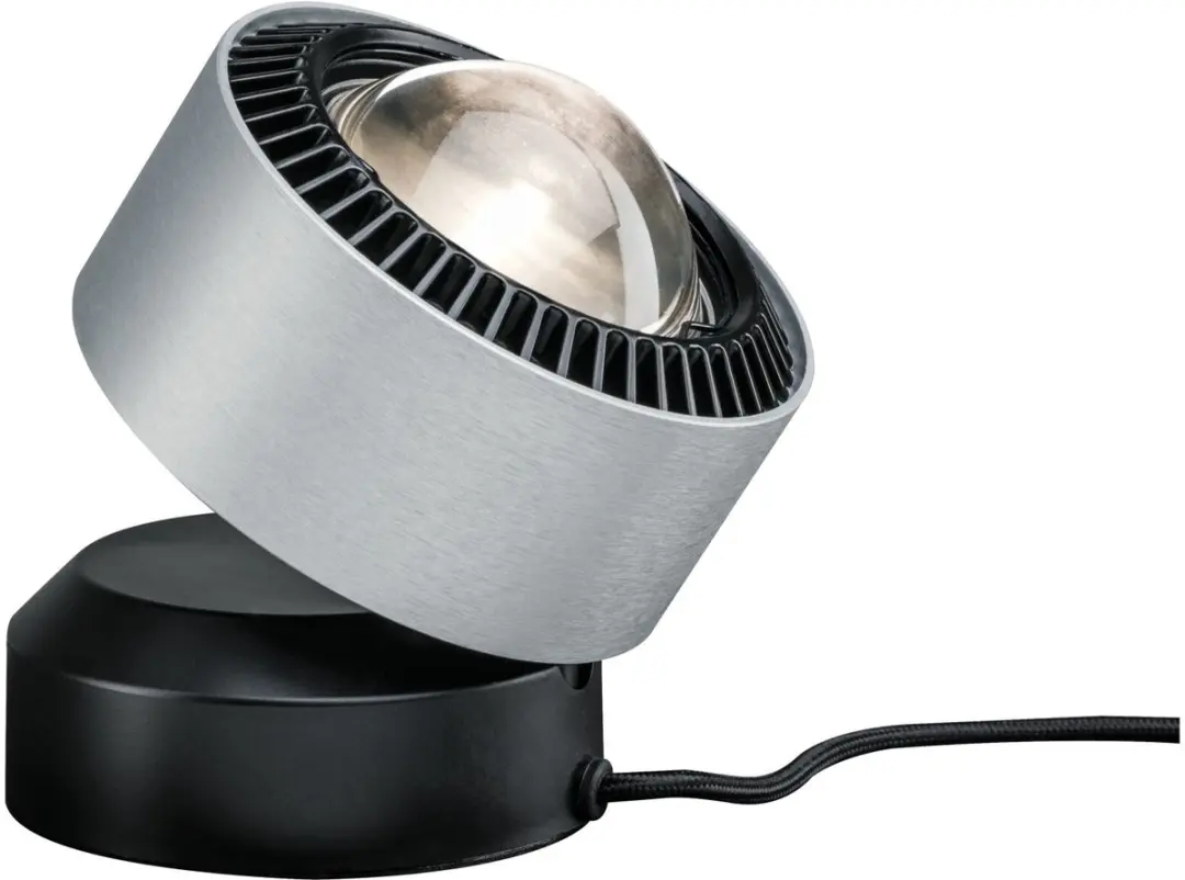 Paulmann LED Tafellamp Aldan 2700K 200lm - Zwart