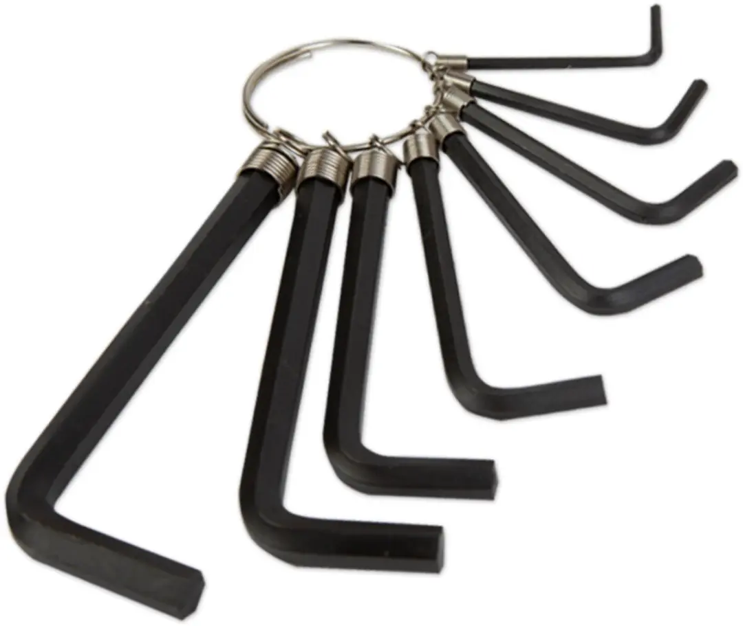 Handy Inbussleutelset Gebogen 1,5-6mm - 8-delig - Zwart