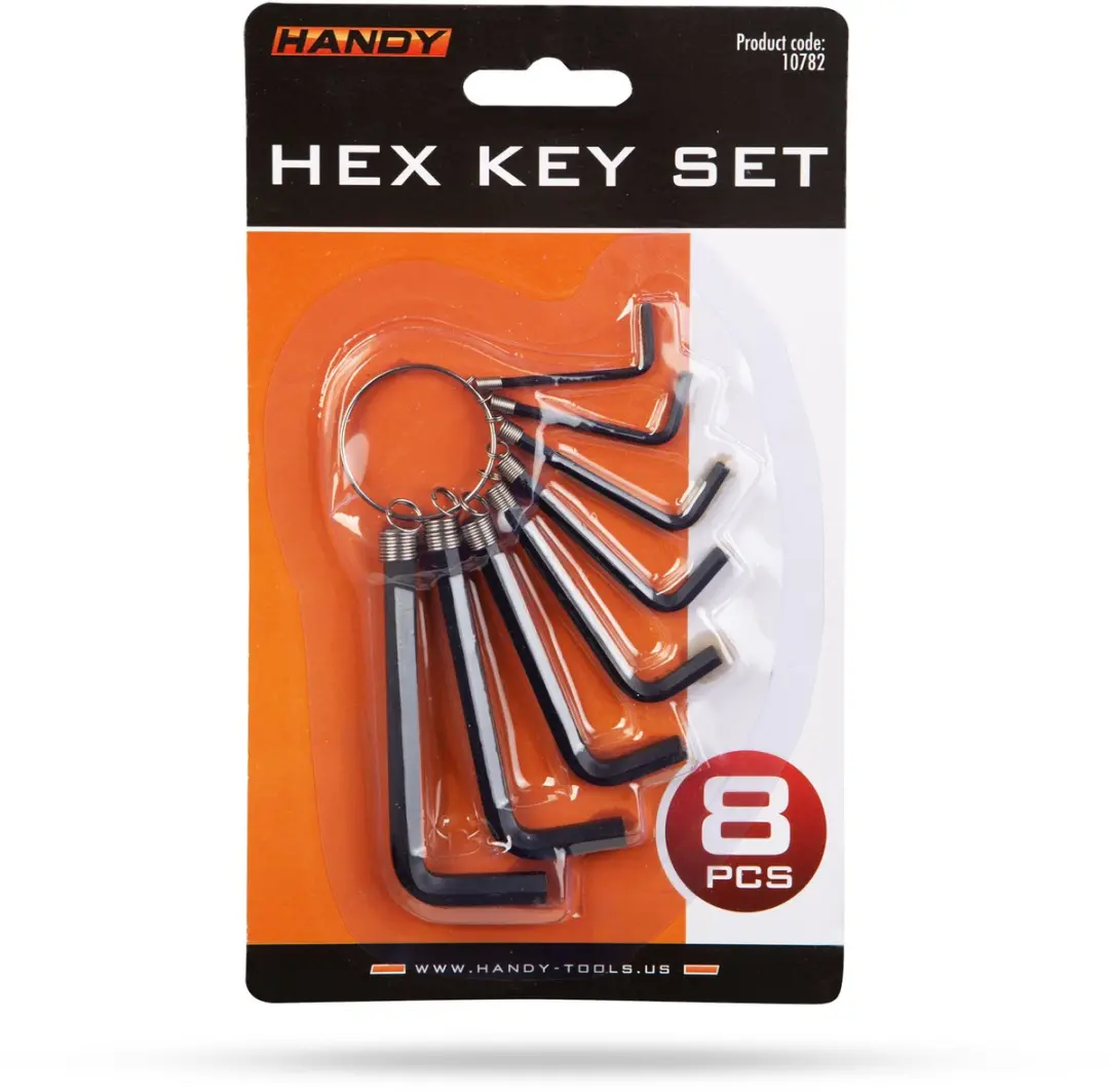 Handy Inbussleutelset Gebogen 1,5-6mm