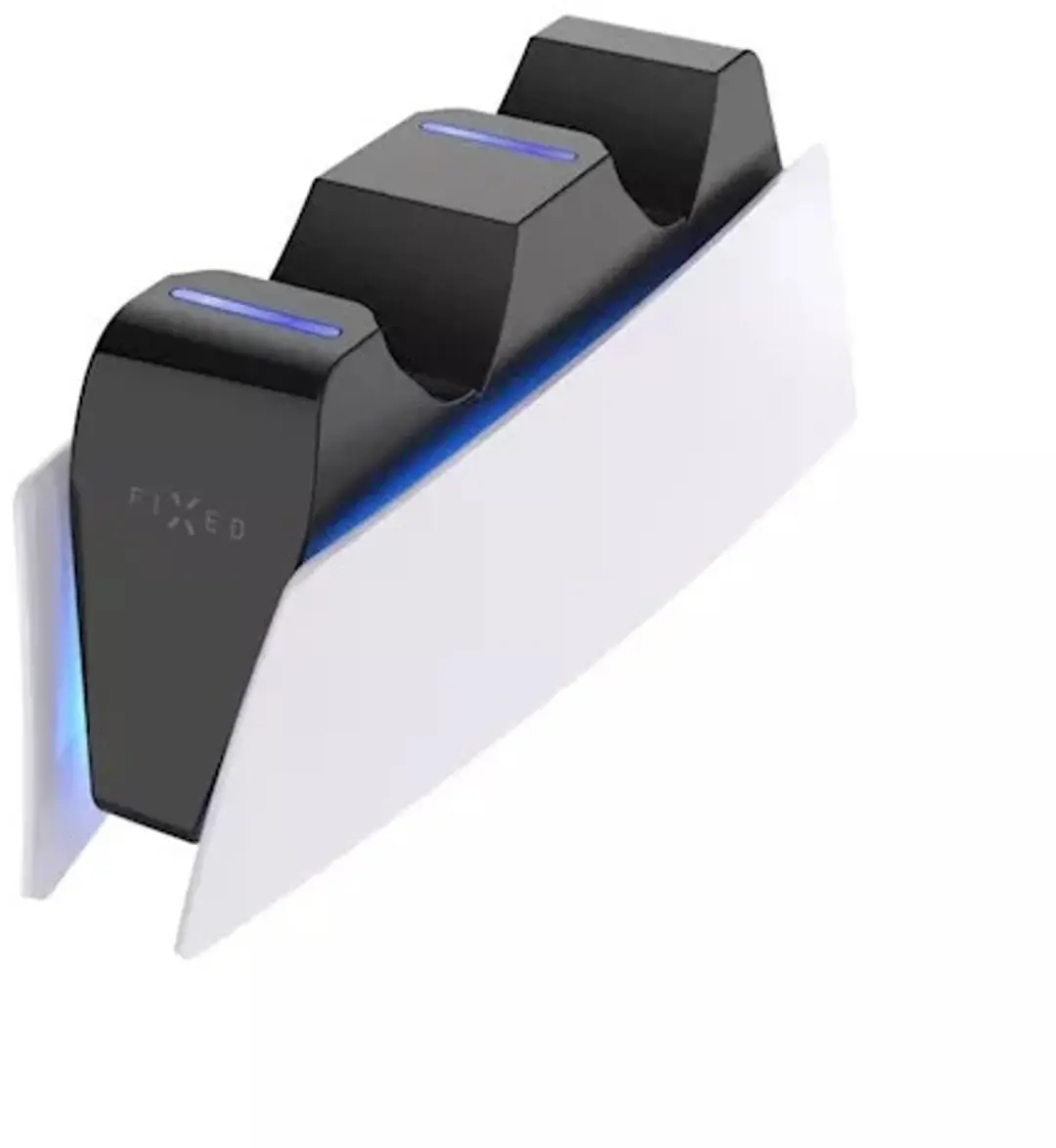 Fixed Dual Charger Stand FIXPS5-DCC-BW - PS5 DualSense - Zwart/Wit
