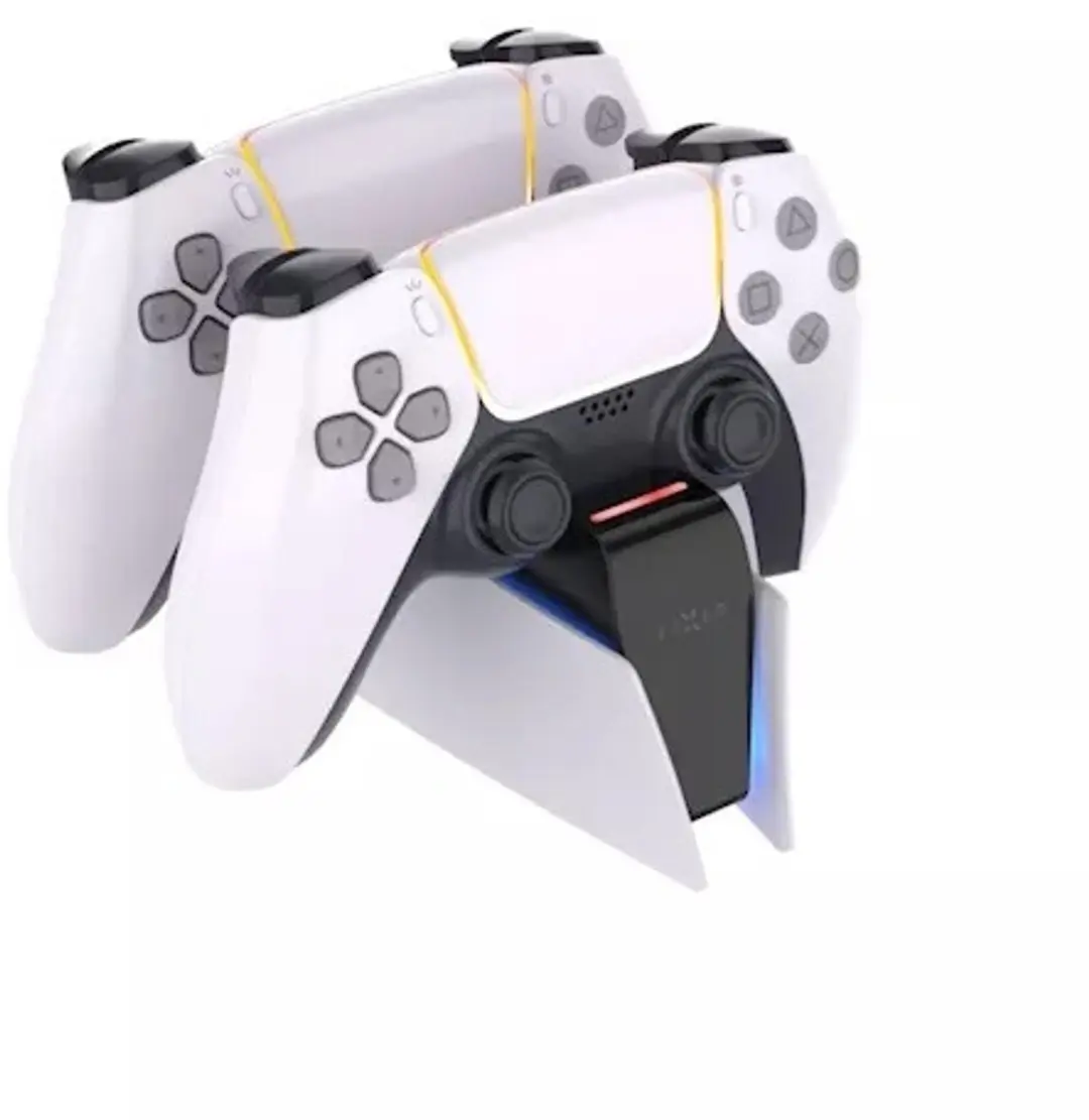 Fixed Dual Charger Stand FIXPS5-DCC-BW