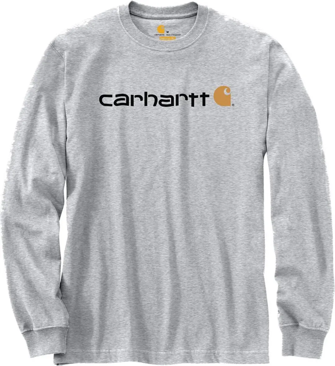 Carhartt Core Logo T-Shirt L/S - Heather Grey - XXL - afbeelding 6 van 6