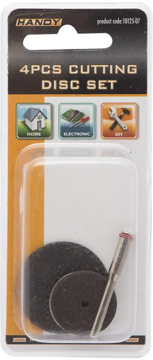 Handy Snijschijven Set 10125-07 - 4-delig - Ø3,1mm - Max 28.000 RPM