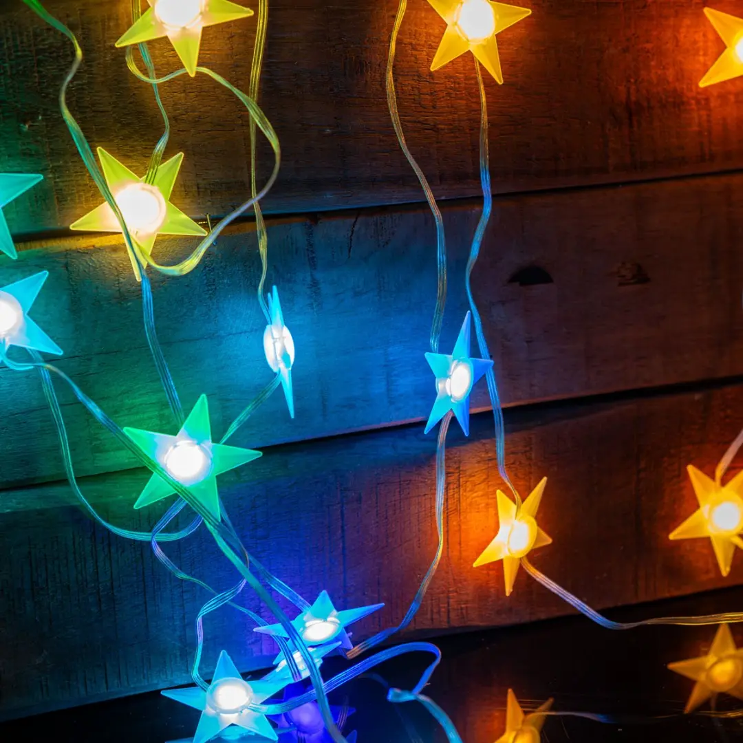 Handy RGBIC Sterren Lichtsnoer 5m - 25 Lichtpunten - USB