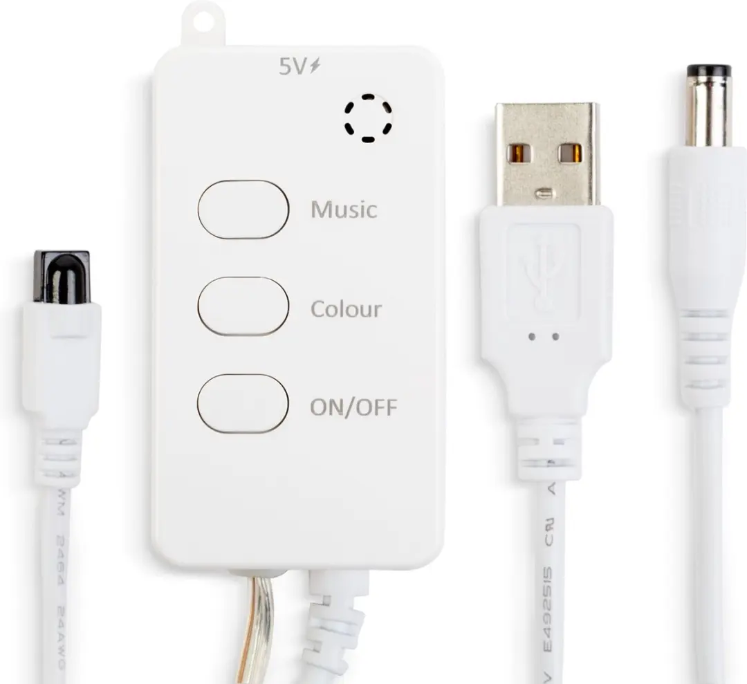 Handy RGBIC Sterren Lichtsnoer 5m - 25 Lichtpunten - USB