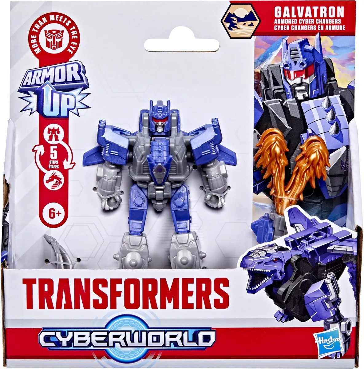 Hasbro Transformers Cyberworld Armored Cyber Changers Galvatron - Multi