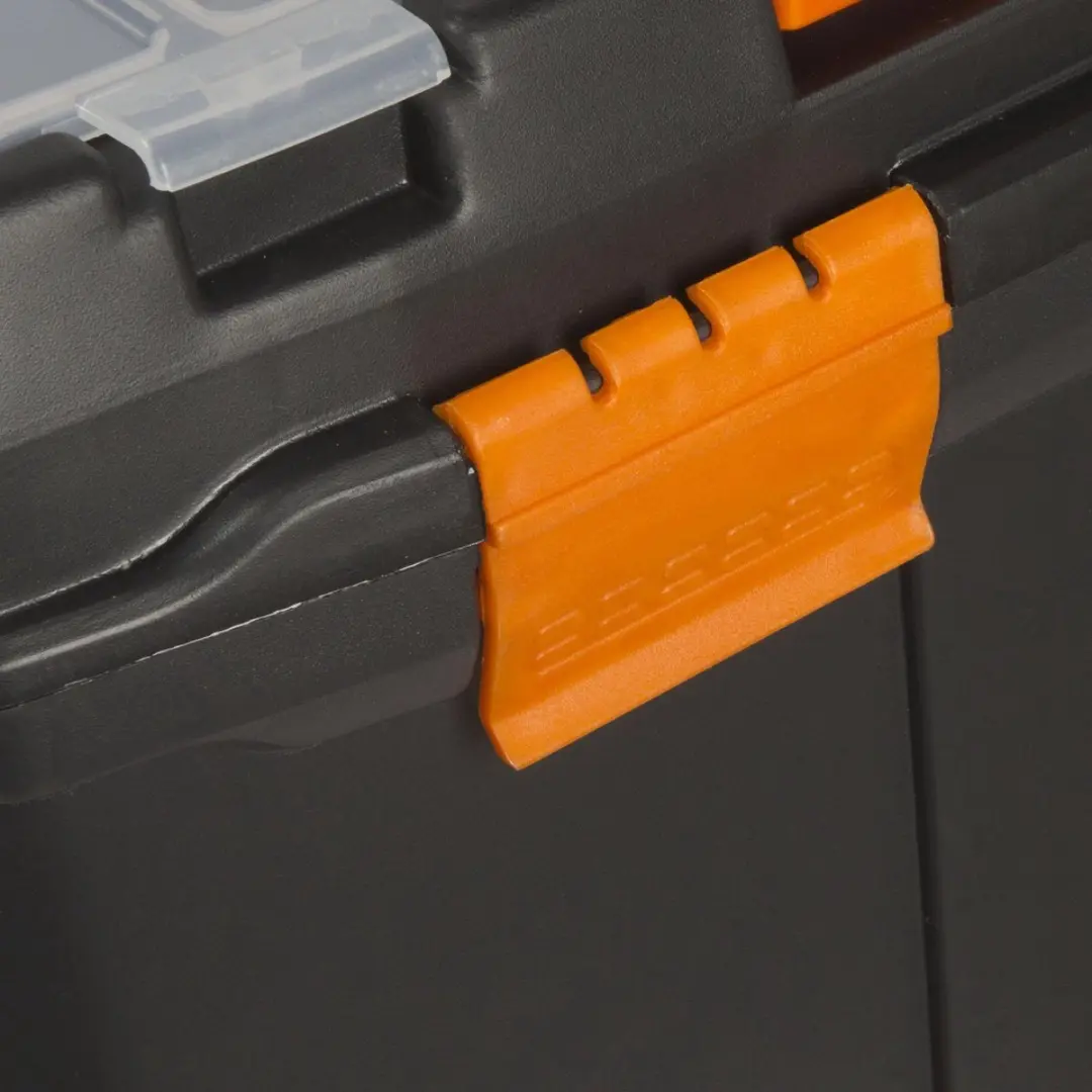 Handy Gereedschapskoffer 10932 Leeg - Zwart/Oranje - afbeelding 6 van 6