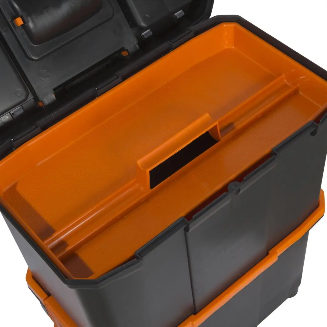 Handy Gereedschapskoffer 10932 Leeg - Zwart/Oranje