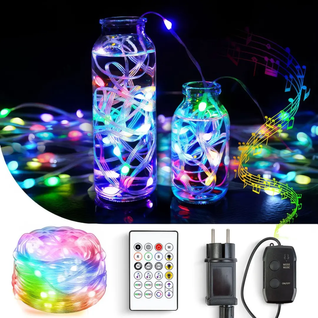 Handy RGBIC Lichtsnoer 10m - 66 LED - RGB LED Strip - Multicolor - afbeelding 6 van 6