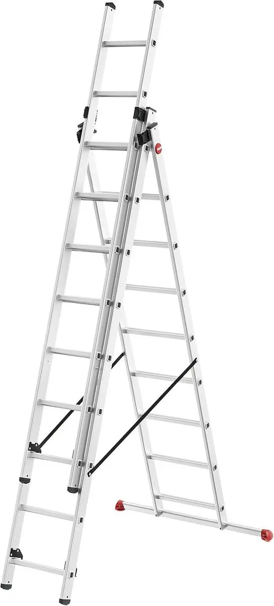 Hailo HobbyStep Combi 3-in-1 Aluminium Ladder 9 Sporten