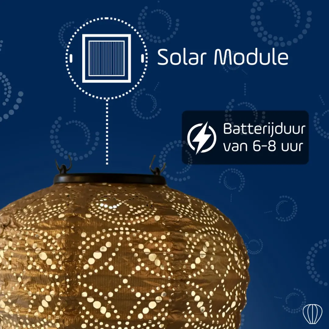 LUMIZ Solar Tuinverlichting Klaproos Set - 2 Stuks - Koper