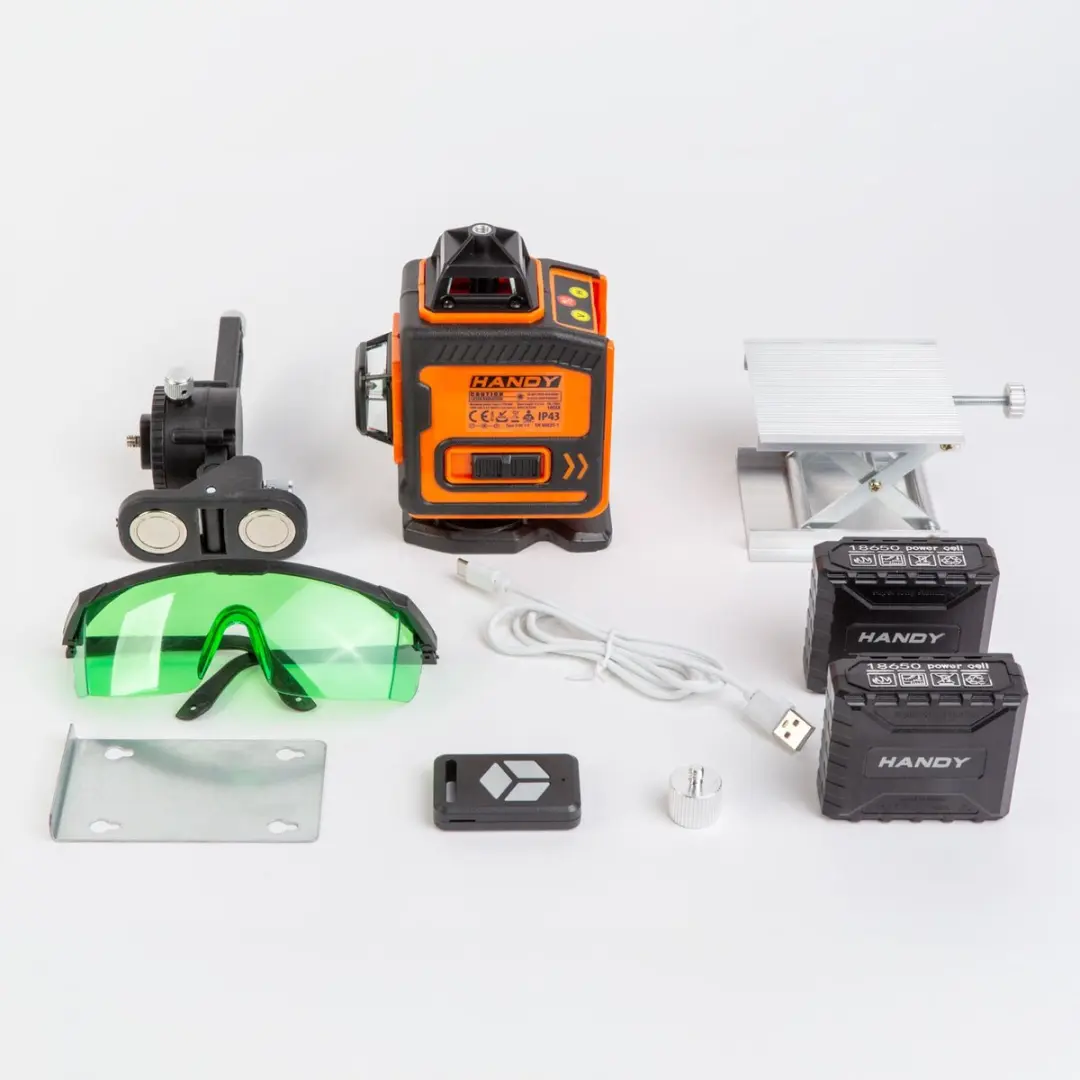 Handy Kruislijnlaser 3D 10058 - 16 Lijnen - 15m - Groen
