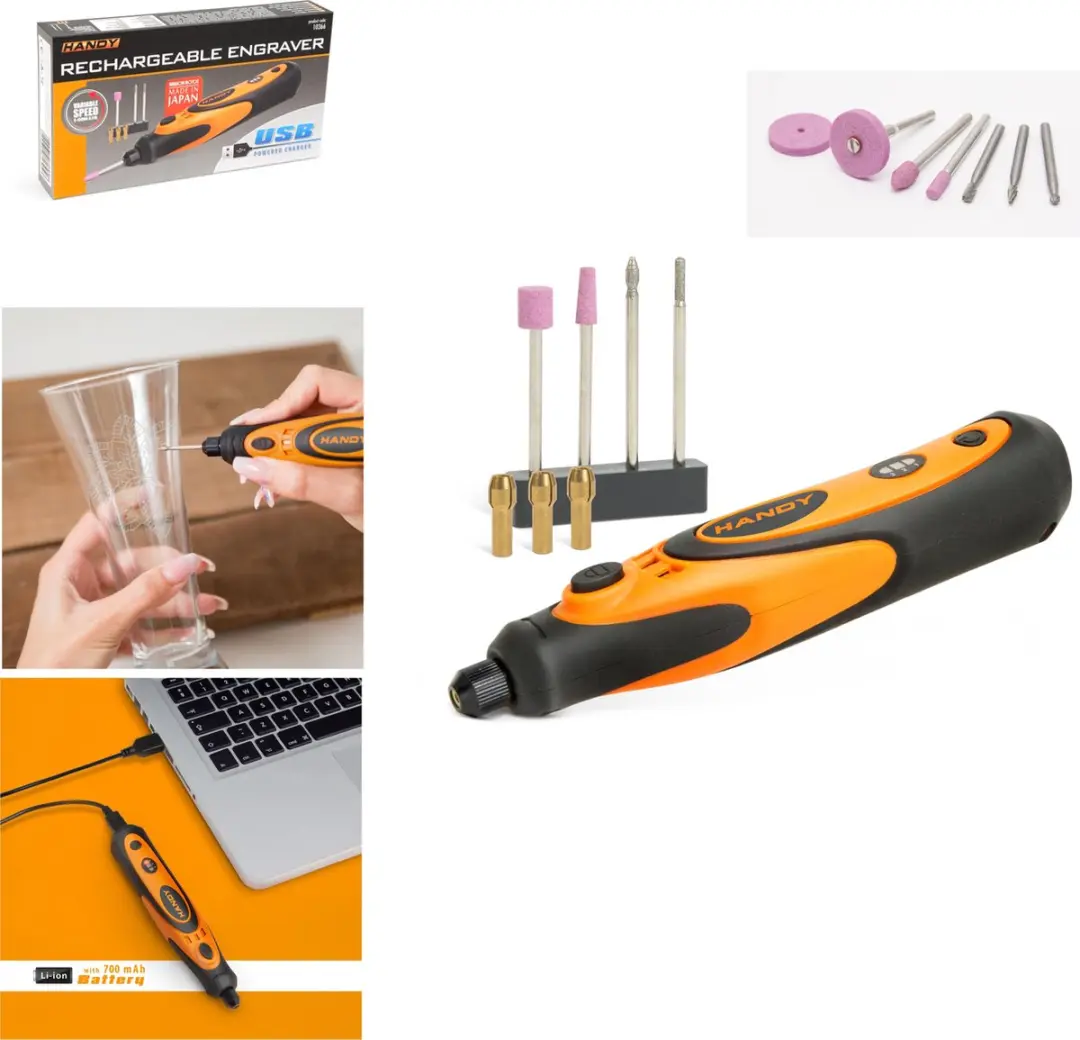 Handy Elektrische Graveerpen 11 Frezen - Draadloos USB Oplaadbaar