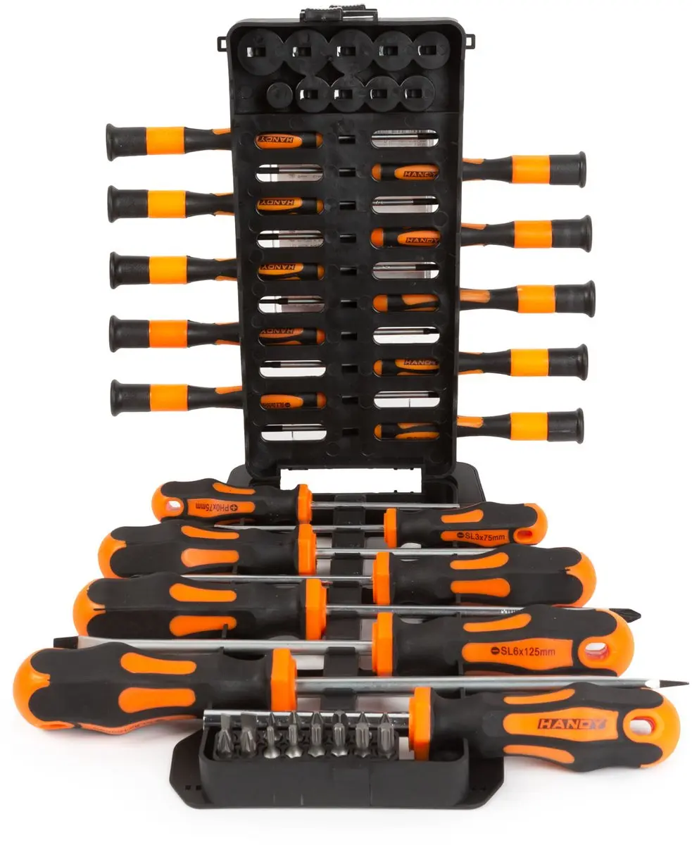 Handy 45-delige Schroevendraaierset 10694 - PH/PZ/Torx/Inbus/Sleuf - 45 Stuks