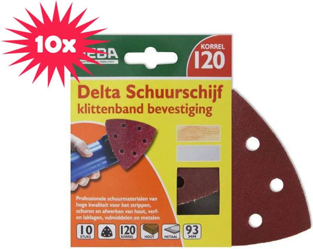 VEBA P120 Delta-schuurpapier