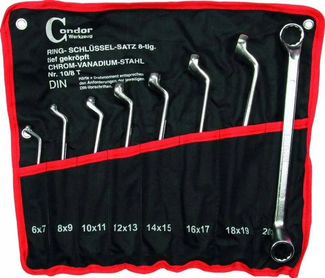 Condor Ringsteeksleutelset 6-22mm - 8-delig