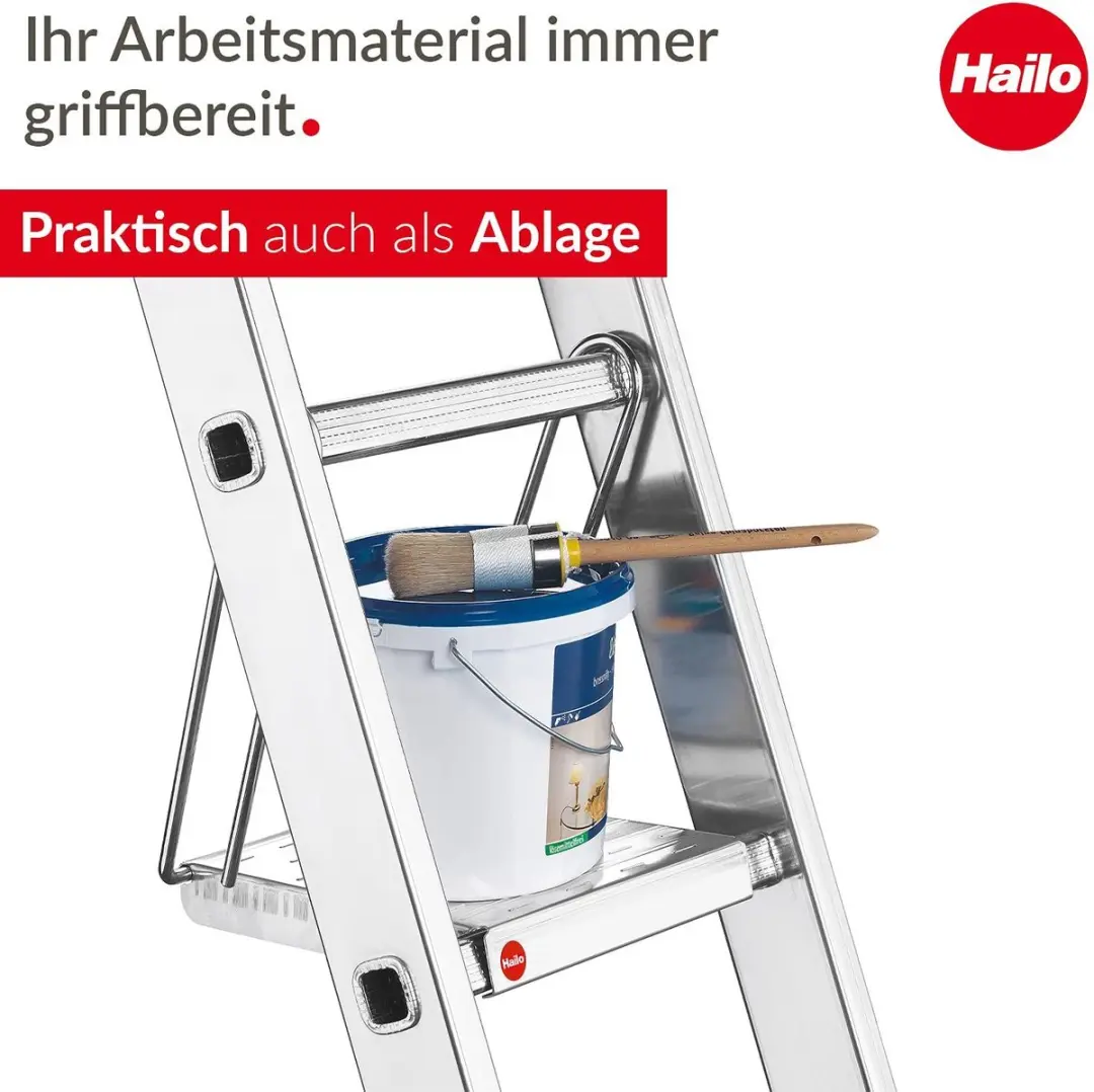 Hailo Hangend Ladderplateau Staal 9950-001 - afbeelding 6 van 6