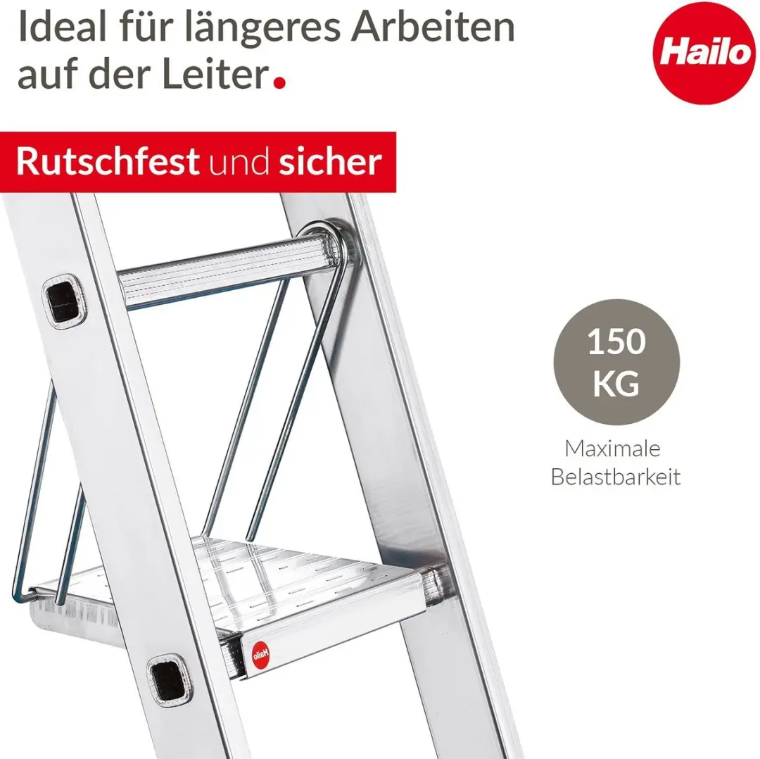 Hailo Hangend Ladderplateau Staal 9950-001