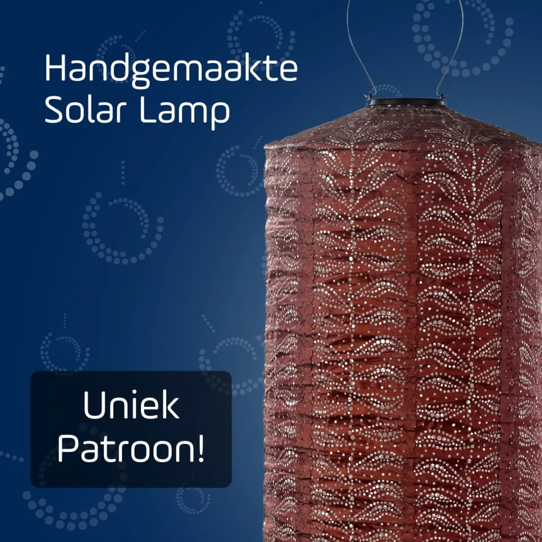 Lumiz Solar Tuinverlichting Folia Cylinder 28cm - Koper