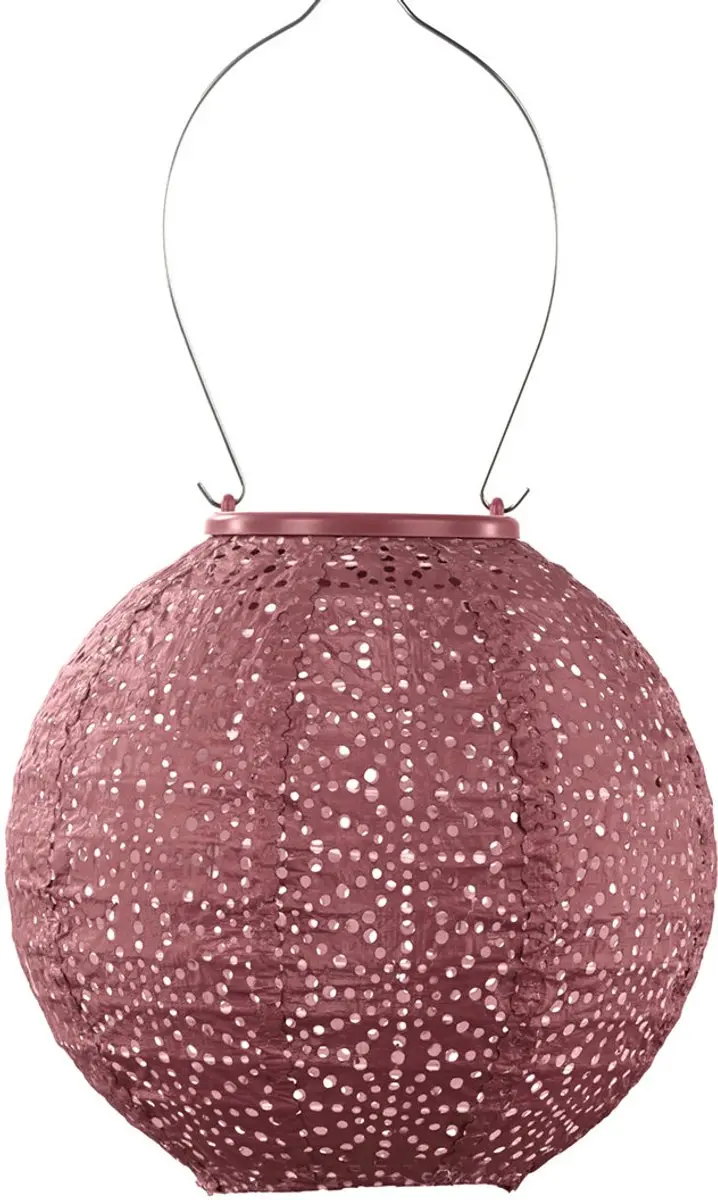 Lumiz Solar Buitenlampionnen Monach Set - 2 Stuks - Koper/Zwart