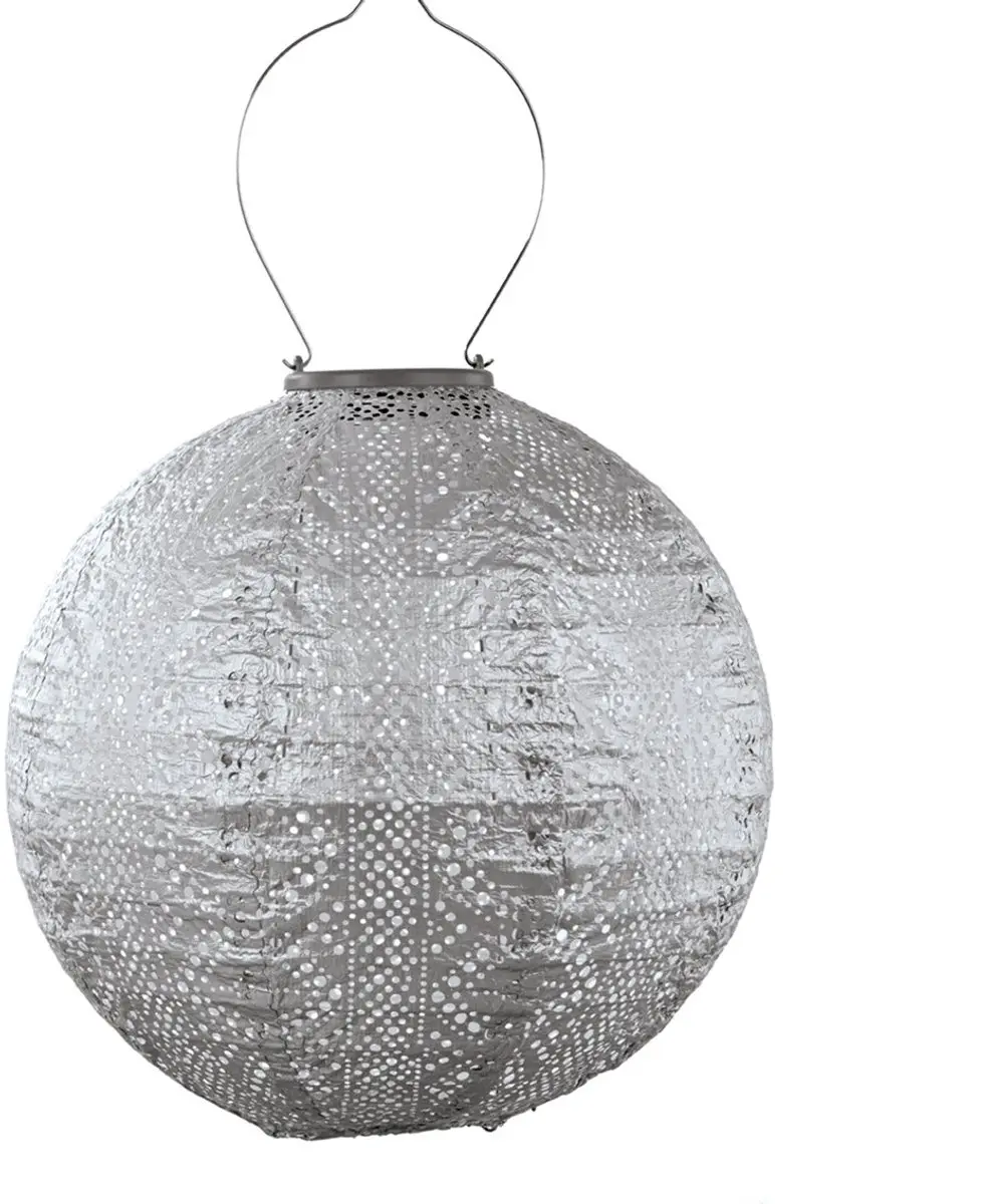 Lumiz Solar Buitenlampionnen Monach Set - 2 Stuks - Koper/Zwart