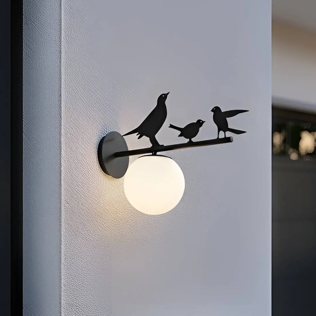 Lindby Wandlamp Buiten 1 Licht E14 - Zwart