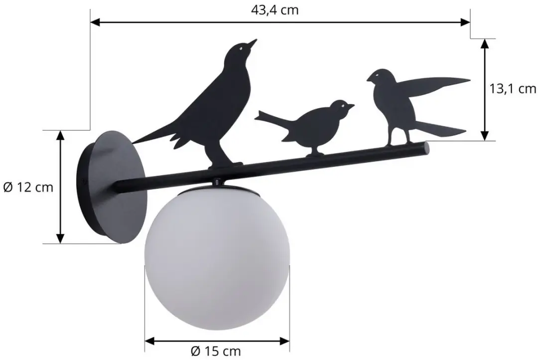 Lindby Wandlamp Buiten 1 Licht E14