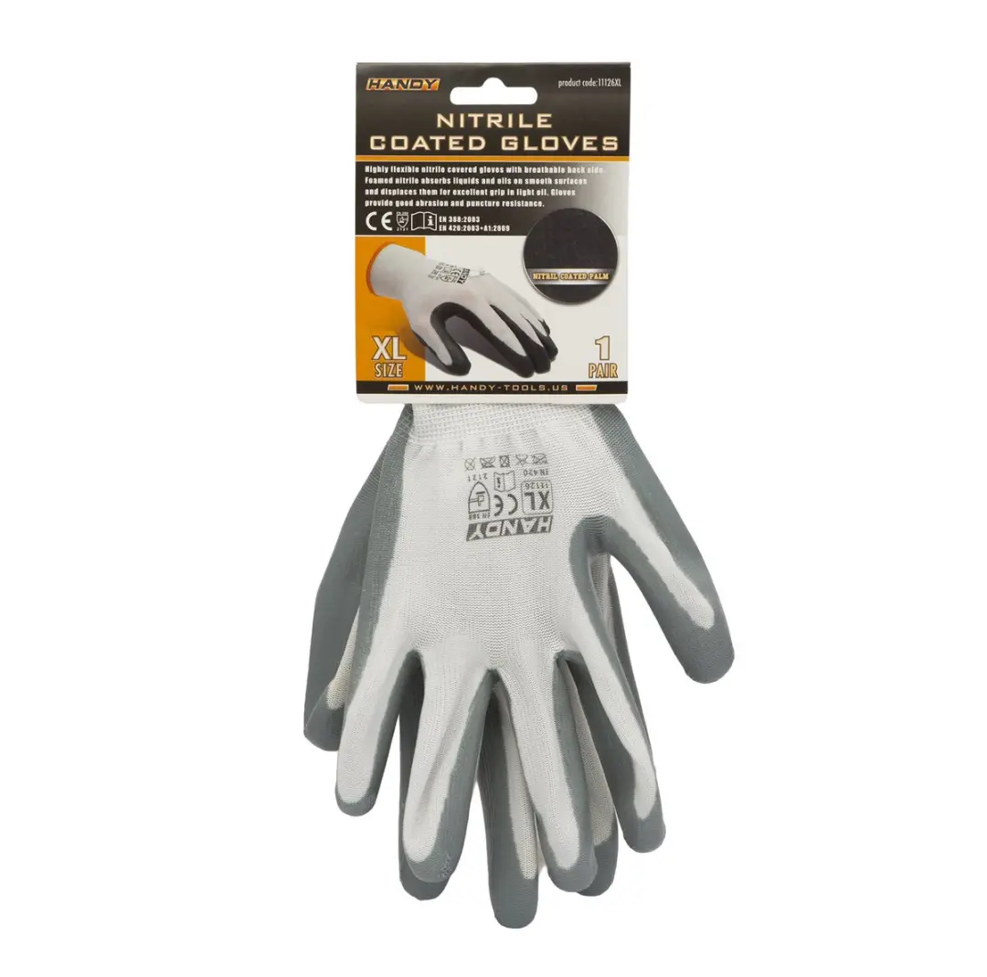 Handy Nitril Werkhandschoenen XL - 12 Paar - Meerkleurig