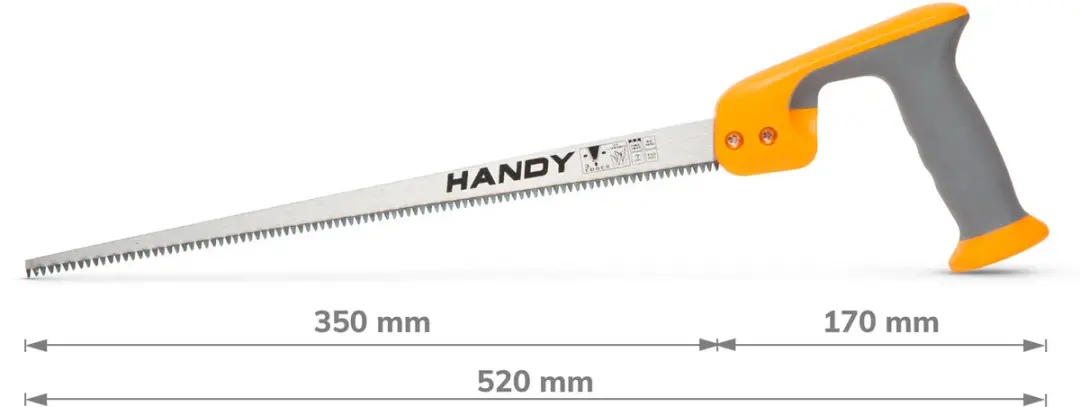 Handy Houtzaag 350mm - Gehard staal