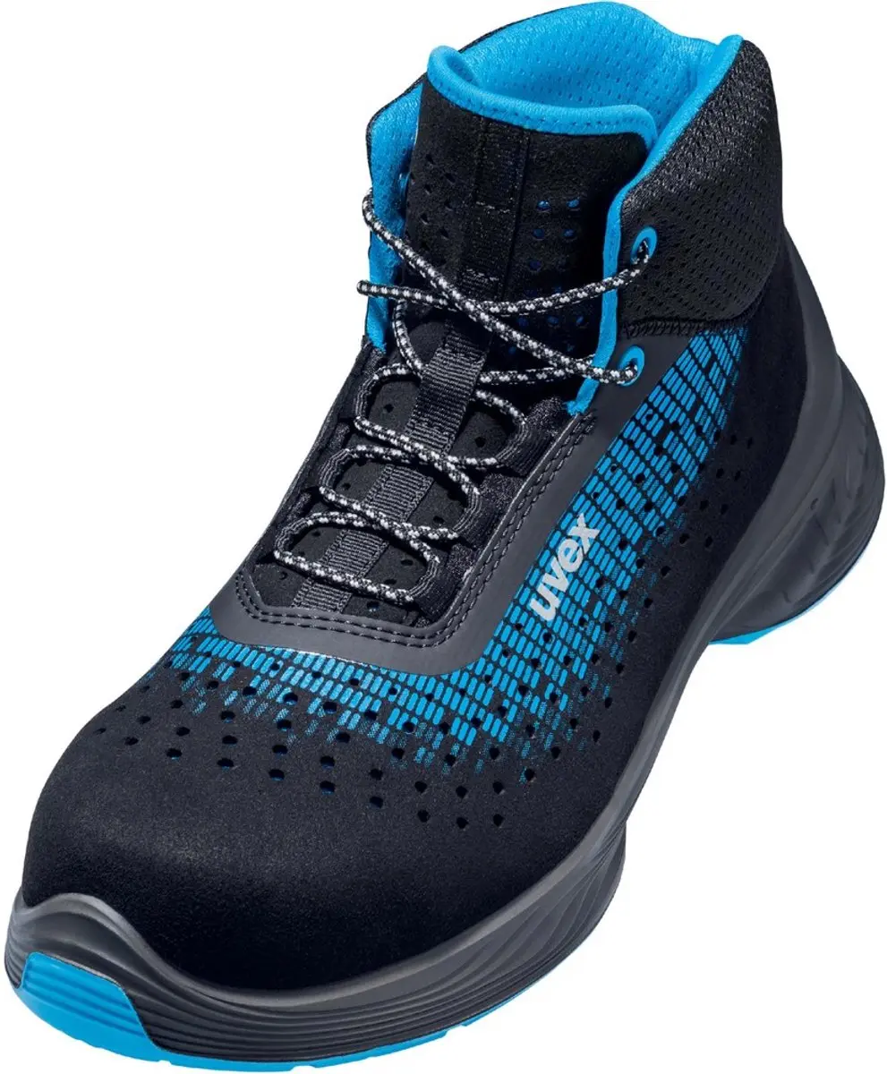 Uvex 6831 Veiligheidslaarzen - Zwart/Blauw