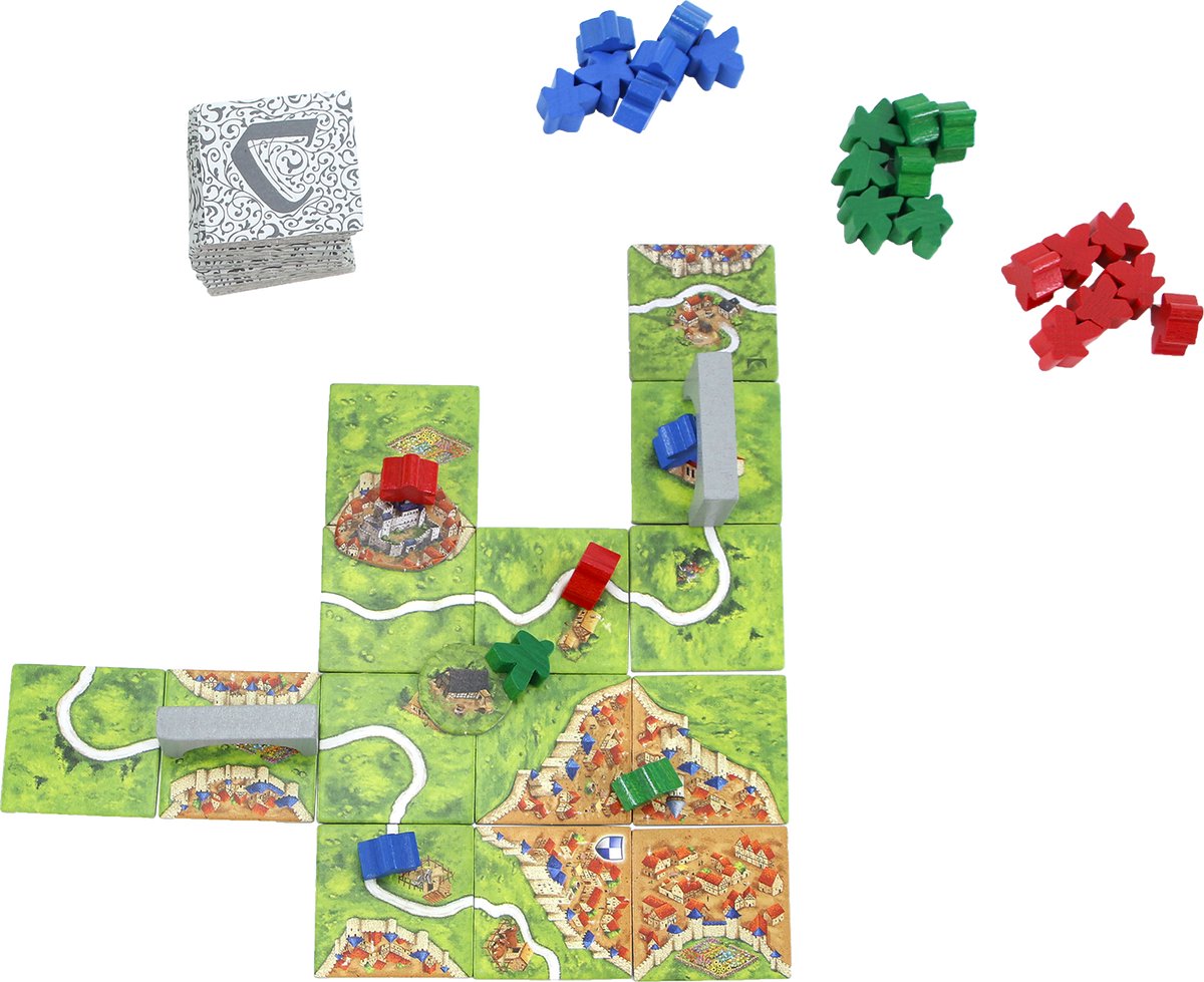 999 Games - Carcassonne: Burchten & Bruggen - Uitbreiding 8 - Nieuwe Versie - NL - EN