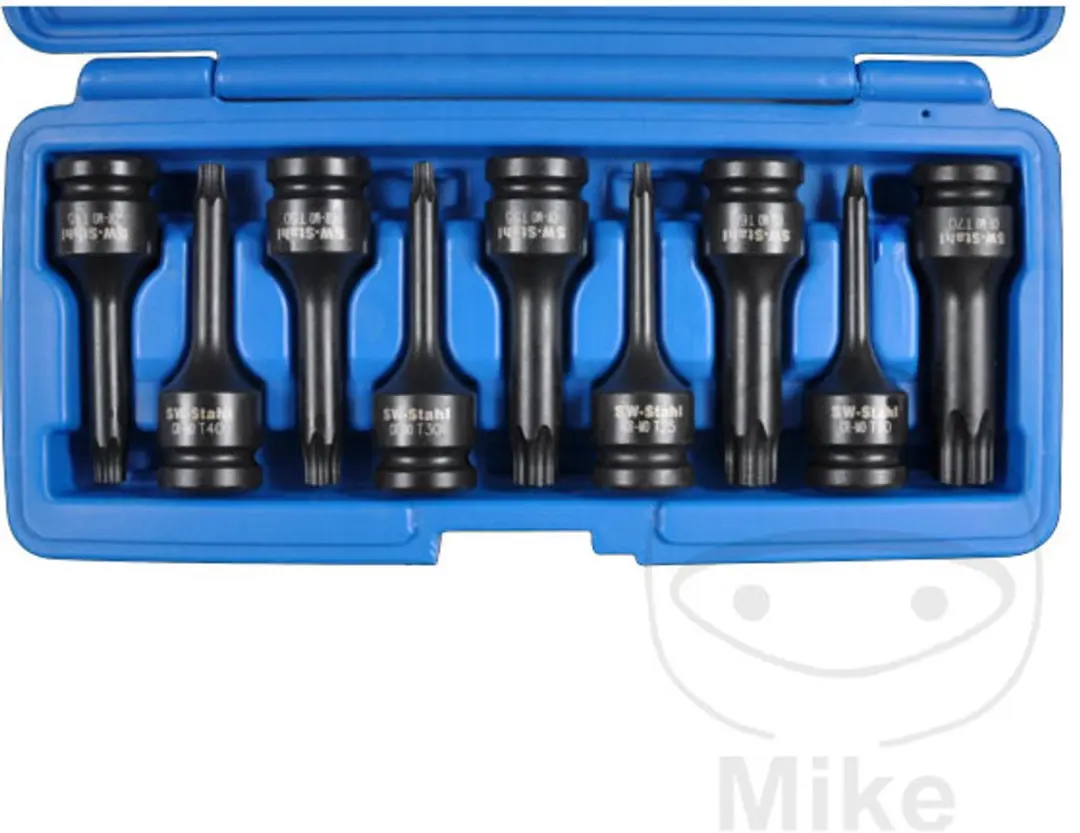 Condor Slagdoppen Torx T20-T60 - 9-delig - Blauw/Zwart
