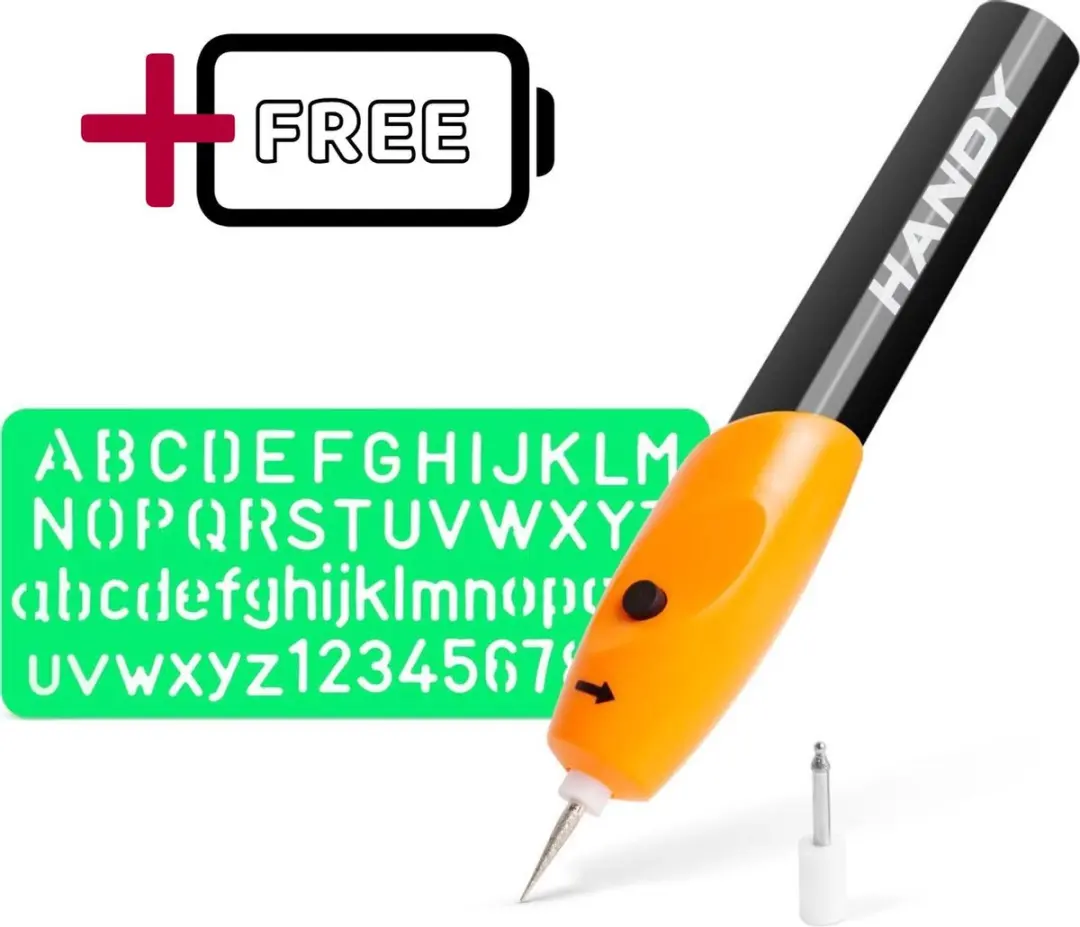 Handy Draadloze Graveerpen - 2 Accessoires - afbeelding 6 van 6