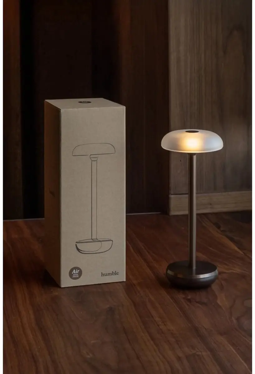 HUmble Air Tafellamp - 25,75cm x 9,85cm - Goud - Warm wit