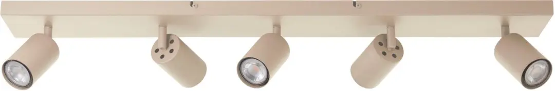 Brilliant Jello Plafondlamp GU10 5x5W - 350lm - 3000K - Dimbaar - Champagne