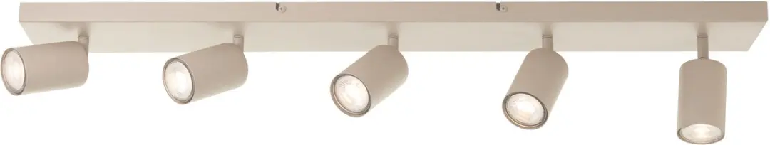Brilliant Jello Plafondlamp GU10 5x5W - 350lm - 3000K - Dimbaar - Champagne