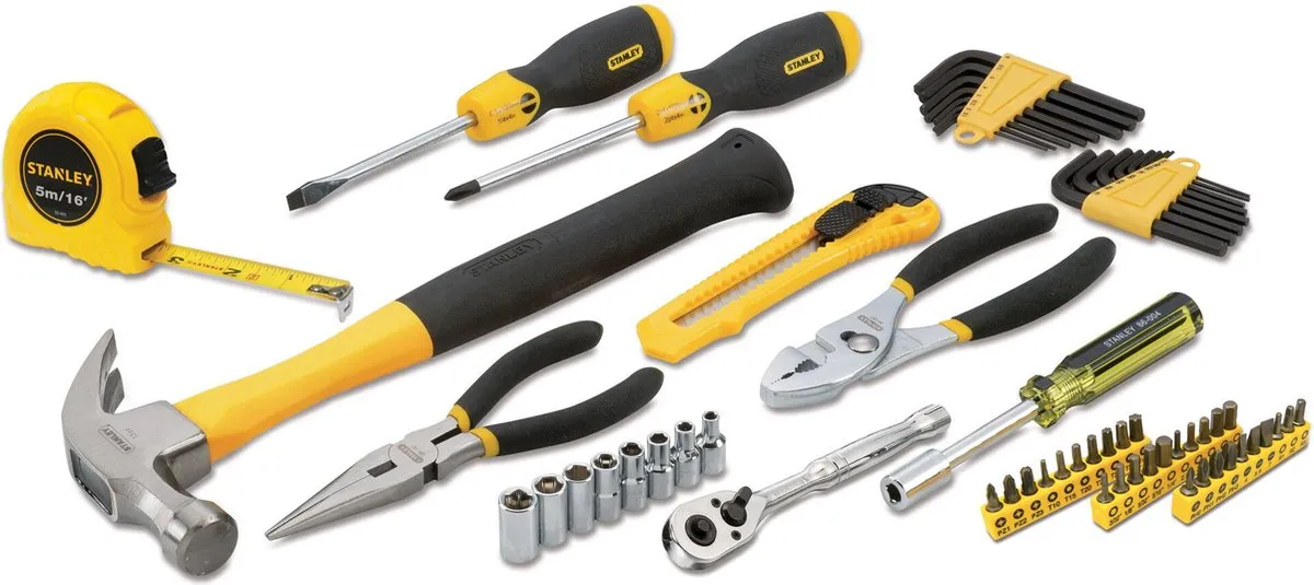 Stanley Gevulde Gereedschapsset STMT0-94248 - 65-delig - Geel/Zwart - afbeelding 6 van 6