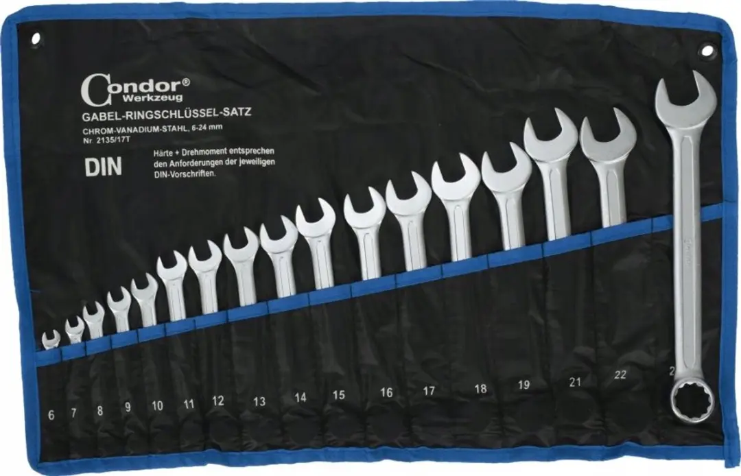 Condor VarioPlus Ringsleutelset 17-delig 6-24mm