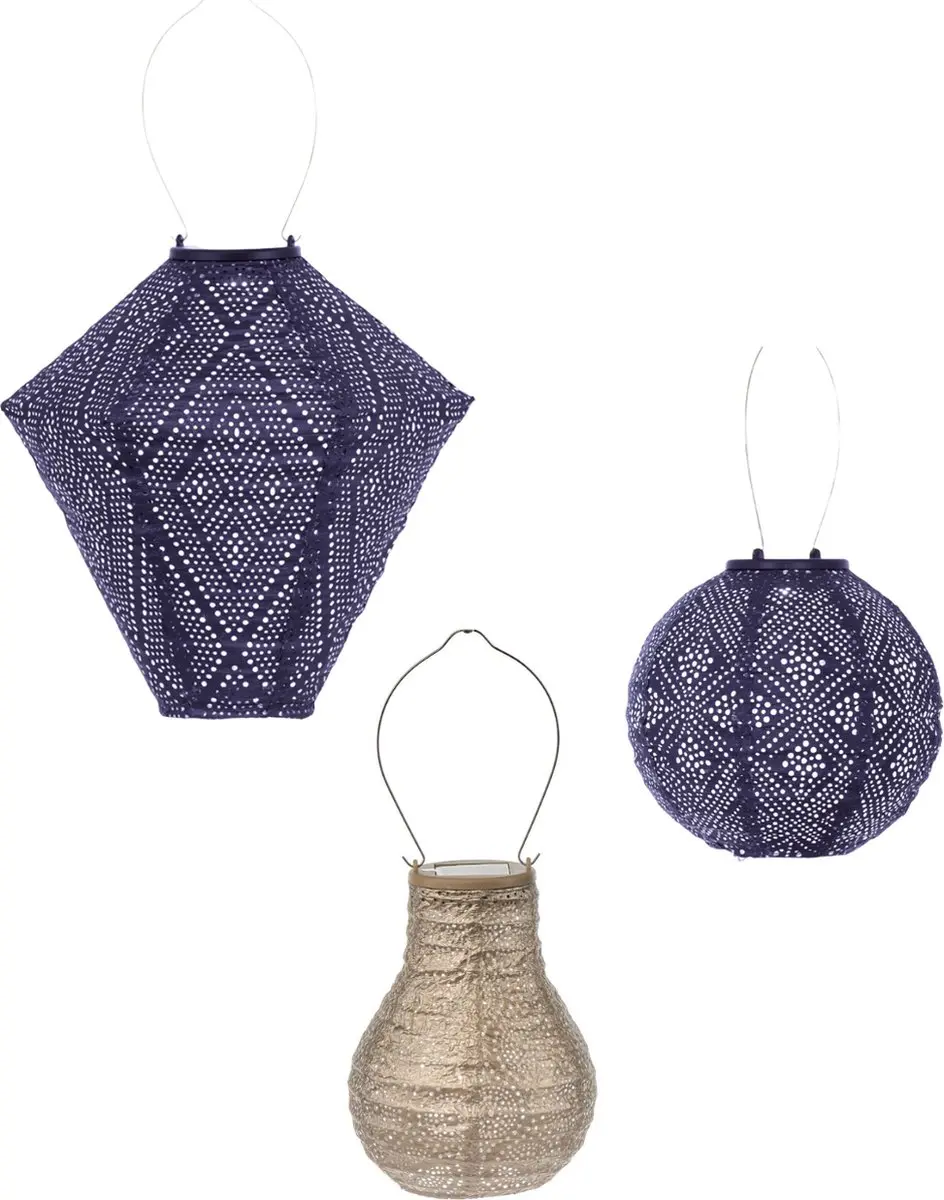 Lumiz Solar Lampion Saint-Tropez Set